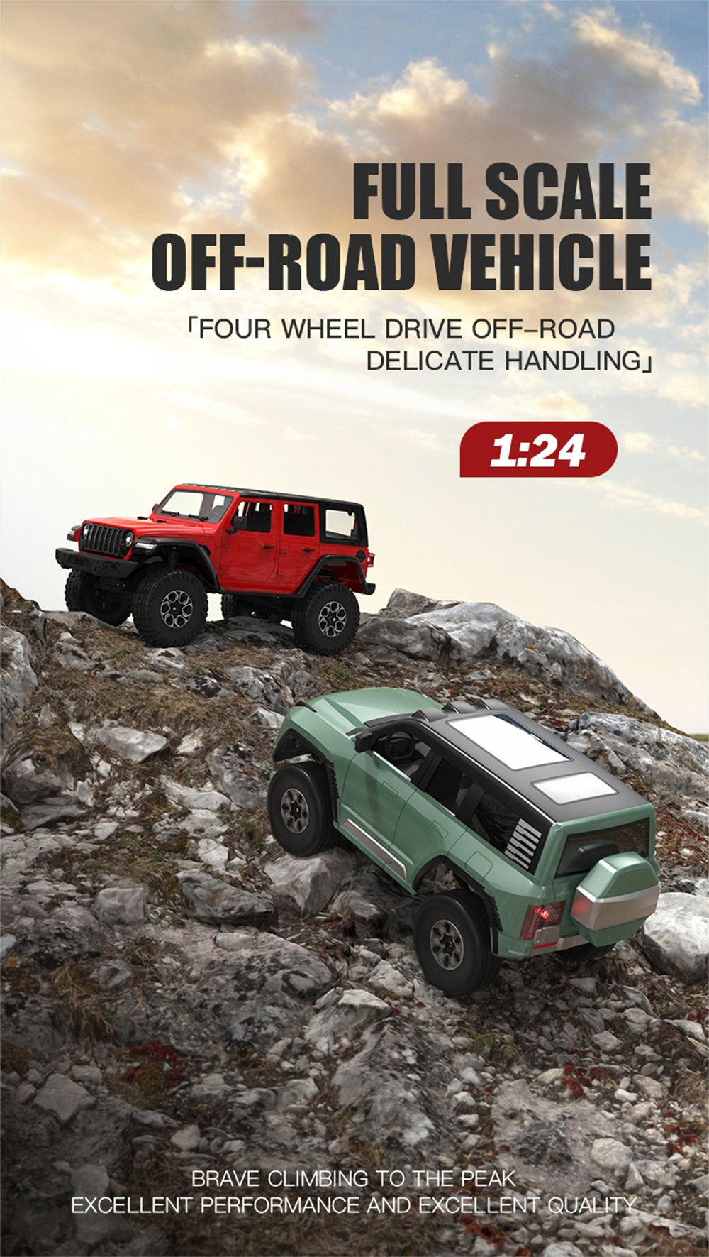 SG PINECONE FOREST 2403 for Wrangler 1/24 2.4G 4WD RC Car Off-Road Vehicles Climbing Rock Crawler Full Scale LED Light Models Toys
