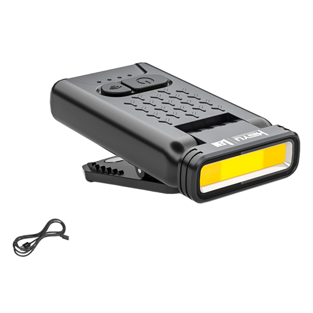LEDクリップオンキャップライト USB充電式キャップフラッシュライト