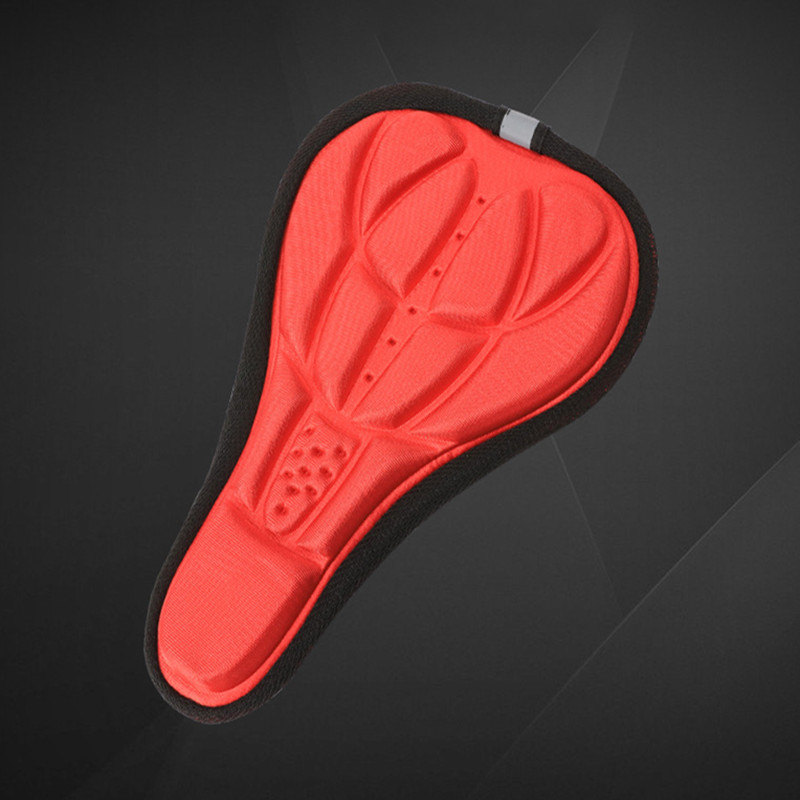 1pc Soft Ultralight Soft Bike Seat Cover Bicycle Silicone Seat Cover Breathable Padded Saddle