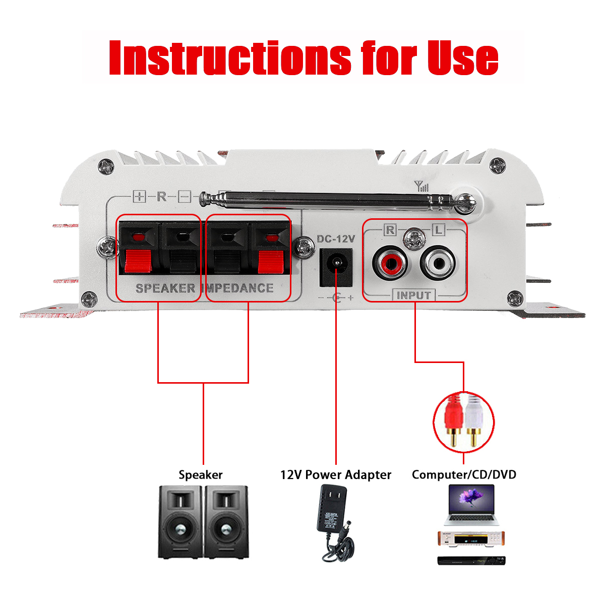 BT-998 12 В/220 В 4CH домашние Цифровые усилители Hifi стерео аудио бас  bluetooth усилитель мощности FM USB SD светодиодный сабвуфер динамик |  AliExpress