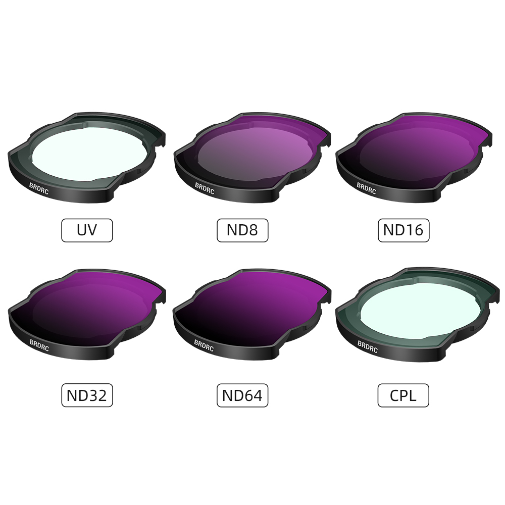 Camera Lens Filter Combo for DJI Avata DJI O3 Air Unit UV/CPL/ND8/16/35/64 Set Filters Kit