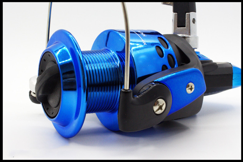 LU6000 Sea Rod Metal Wheel Spinning Fishing Reel With Front Drag Spinning Wheel Road Wheel Fishing Gear