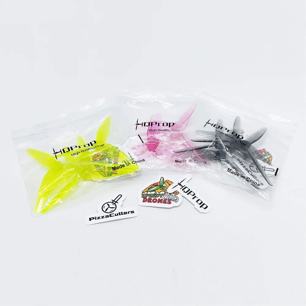 2 Pairs HQProp PizzaCutters 5037 5.0x3.7 5 Inch 3-Blade Propeller Poly Carbonate for RC Drone FPV Racing