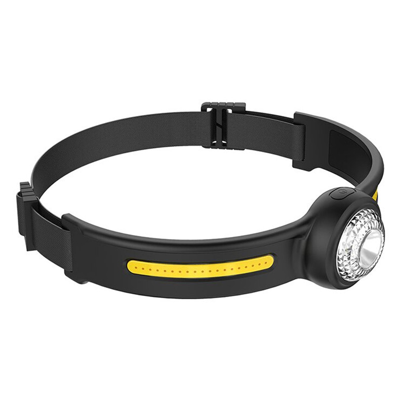550 Lumens XPG+COB LED Headlamps With Safety Light Waterproof Portable Head Lamp Headlight