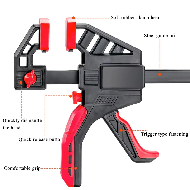 4点セット 12インチ バークランプ 片手 Quick-Grip ラチェット 