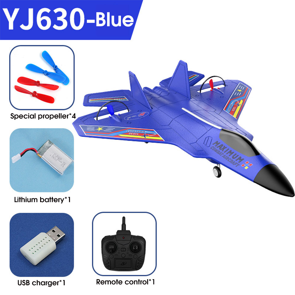 YJ630 320mm Wingspan 2.4G 2CH Built-in Gyro EPP RC Airplane Glider Jet RTF With LED Lights for Beginners