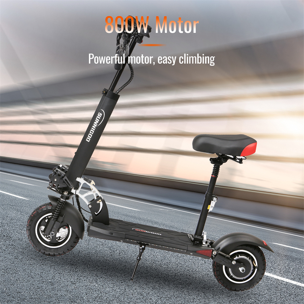 [EU DIRECT] SUNNIGOO N3L MAX Electric Scooter 48V 15Ah Battery 800W Motor 10inches Off-road Tires 45-55KM Max Mileage Range 120KG Max Load Folding E-Scooter