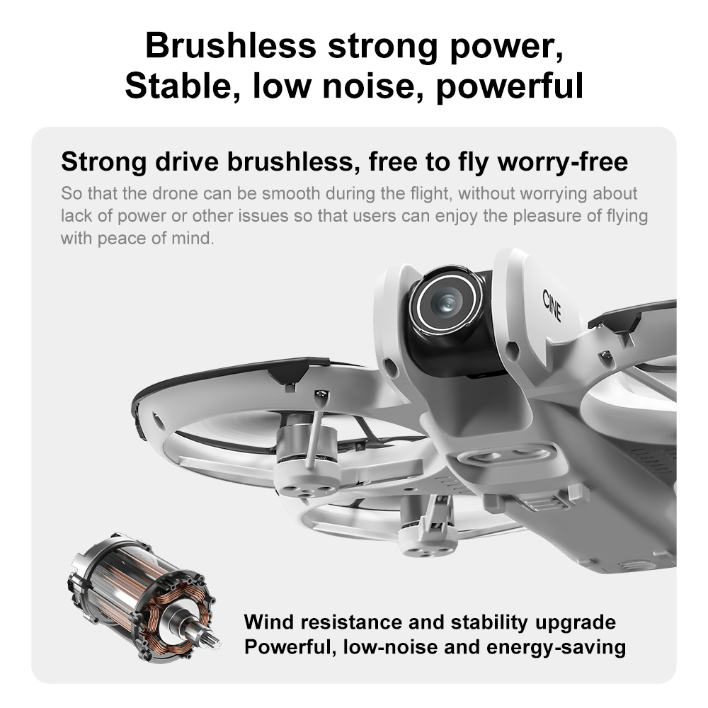 YCRC V666 WiFi FPV with LCD Screen Controller HD ESC Dual Camera Optical Flow Hover Automatic Obstacle Avoidance Brushless LED Light Circle Protection Kids Gifts 2.4G 4CH 6-Axis Remote Control RC Toys Drone Quadcopter RTF