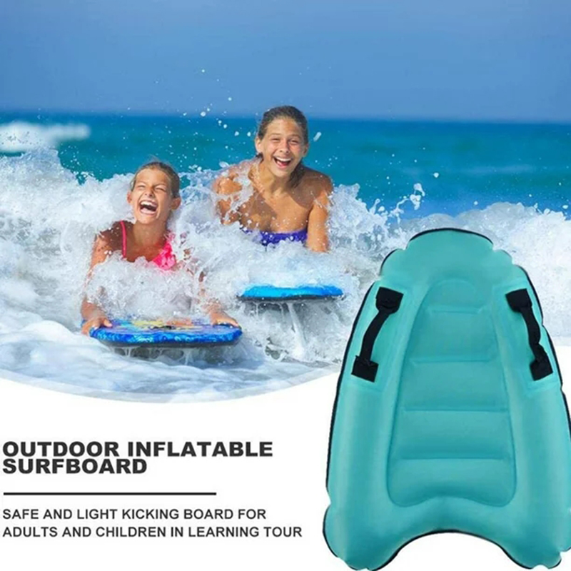Inflatable Bodyboards Kids Lightweight Soft Mini Surfboards Outdoor Swimming Pool Beach Floating Mat Pad Float