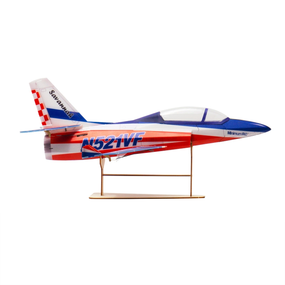 MinimumRC Savannah Jet 4 Channels 30mm EDF 420mm Wingspan RC Airplane Fixed Wings KIT+EDF