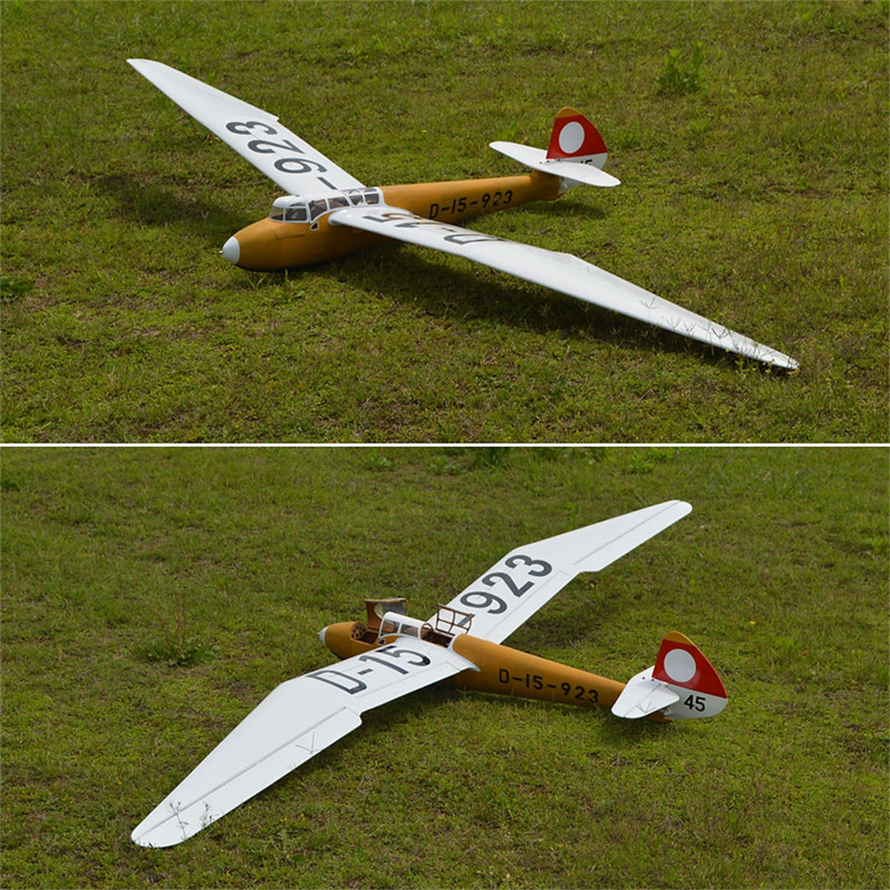 Tony Ray's Aero Model Minimoa Mo2a 2884mm Wingspan 1/6 Scale SD7032 Airfoil Balsawood RC Airplane Glider KIT