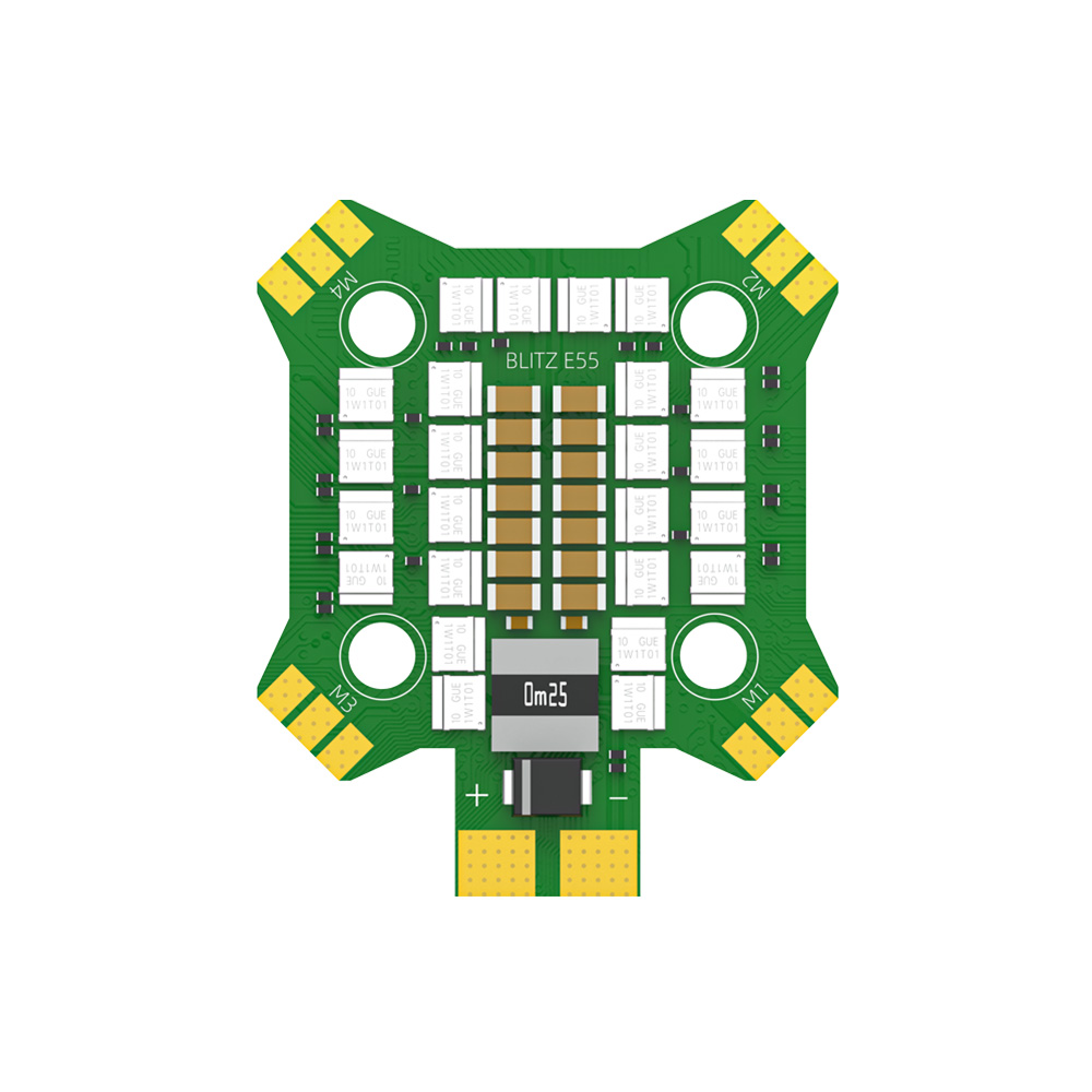 20x20mm iFlight Blitz Mini E55 55A BLHeli_32 32bit 2-6S 4In1 Brushless ESC for Nazgul5 Evoque F5 F5D / F5X 5 Inch Freestyle FPV Racing Drone