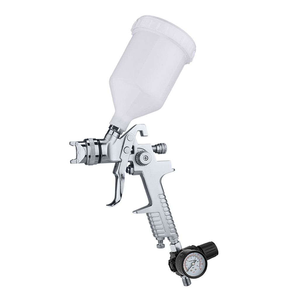 Gravity Spray Gun 2-3.5bar 600cc  High-Performance Gravity Feed Spray Gun Φ1.4mm Standard Nozzle Φ1.4-Φ1.7 & Φ2.0mm Lightweight and Versatile for DIY and Professional Use