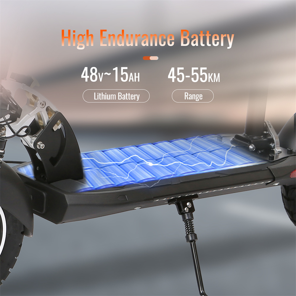 [EU DIRECT] SUNNIGOO N3L MAX Electric Scooter 48V 15Ah Battery 800W Motor 10inches Off-road Tires 45-55KM Max Mileage Range 120KG Max Load Folding E-Scooter