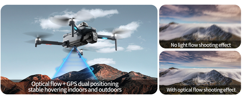 LSRC XT606 GPS 5G WiFi FPV with LCD Screen Controller 720P HD Dual Camera Servo Gimbal 360° Obstacle Avoidance Brushless Foldable RC Drone Quadcopter RTF