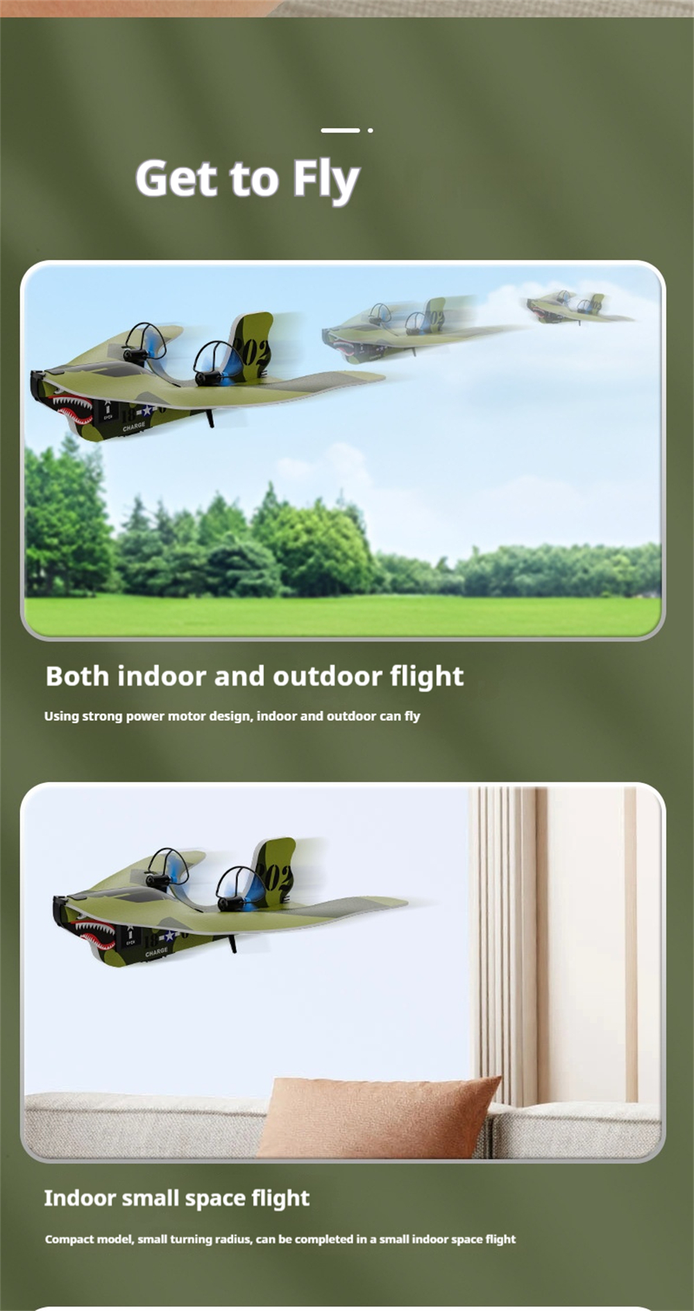 KF802 2.4GHz 4CH 220mm Wingspan Hand Throw Delta Glider Mini Indoor & Outdoor RC Airplane RTF for Beginner Children Toys