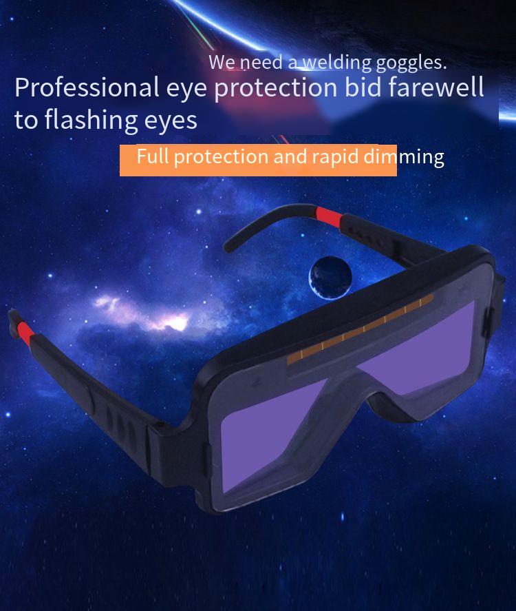 Auto Darkening Welding Helmet Solar Powered Helmet with Enhanced Clarity Large Viewing Window DIN4 Brightness Level DIN11 Darkness Level Ideal for Welding Cutting and Burning Operations