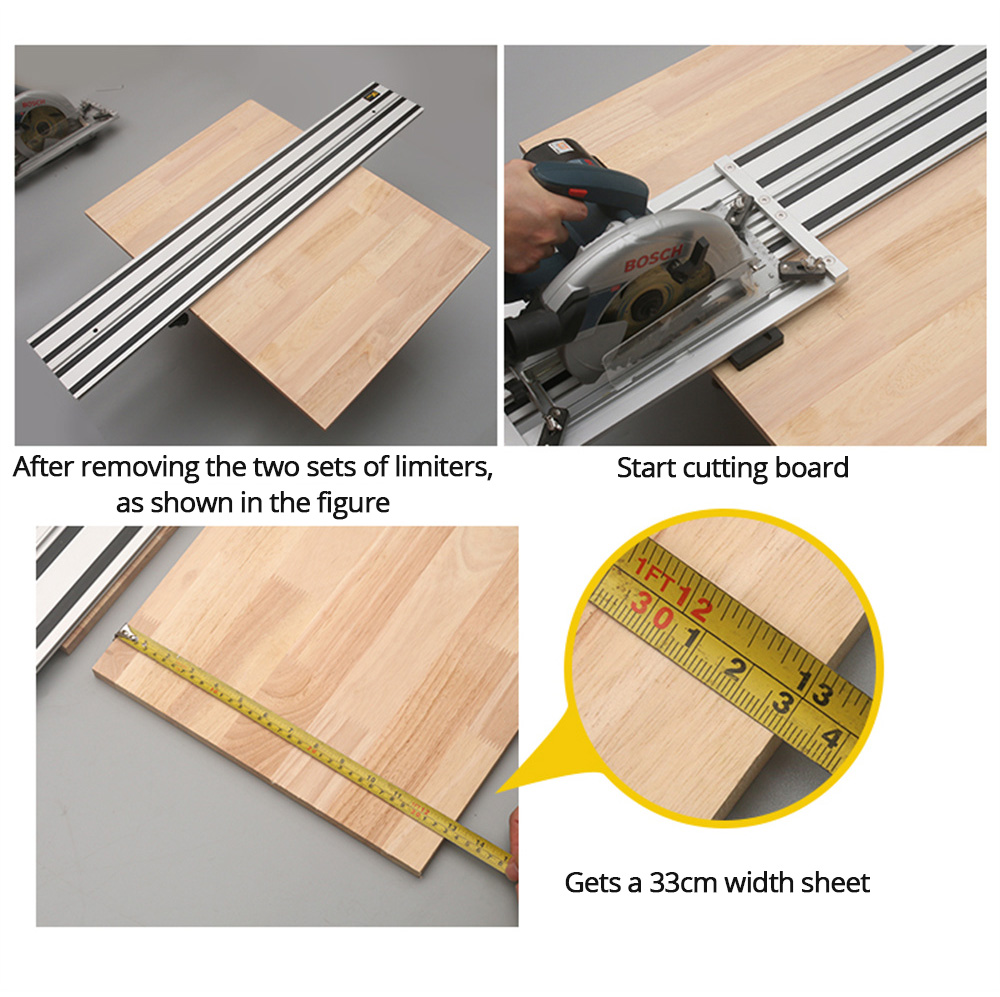 Wnew Precision Guide Rail Limit Cutting  Robust and Versatile Tool for Precise Smooth Cutting Ideal for Woodworking Projects