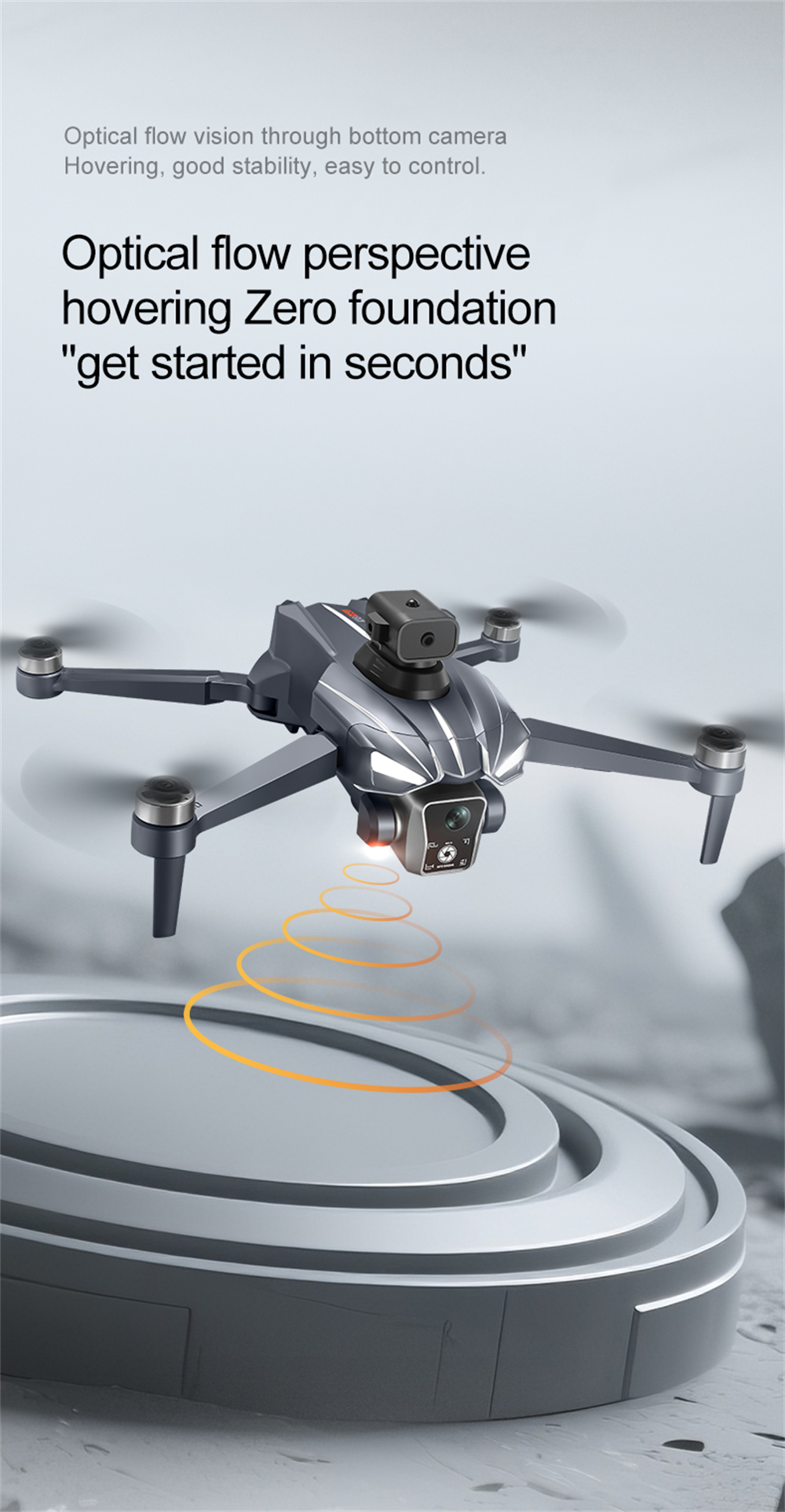 XKJ K18 MAX GPS 5G WiFi FPV with 5.9inch LCD Screen Controller HD Dual Camera Servo Gimbal 360° Obstacle Avoidance One-Key Airdrop Brushless Foldable RC Drone Quadcopter RTF