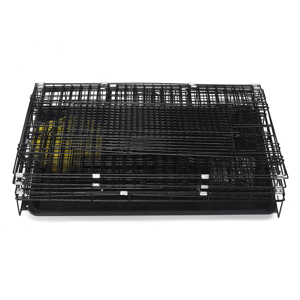 3-Tier Cat Cage, Cat Playpen Kennel Crate Chinchilla Rat Box Cage Enclosure with Ladders, Platforms Beds, Latches Tray Hammock 3-Tier Cat Cage, Cat Playpen Kennel Crate Chinchilla Rat Box Cage Enclosure with Ladders, Platforms Beds, Latches Tray Hammock