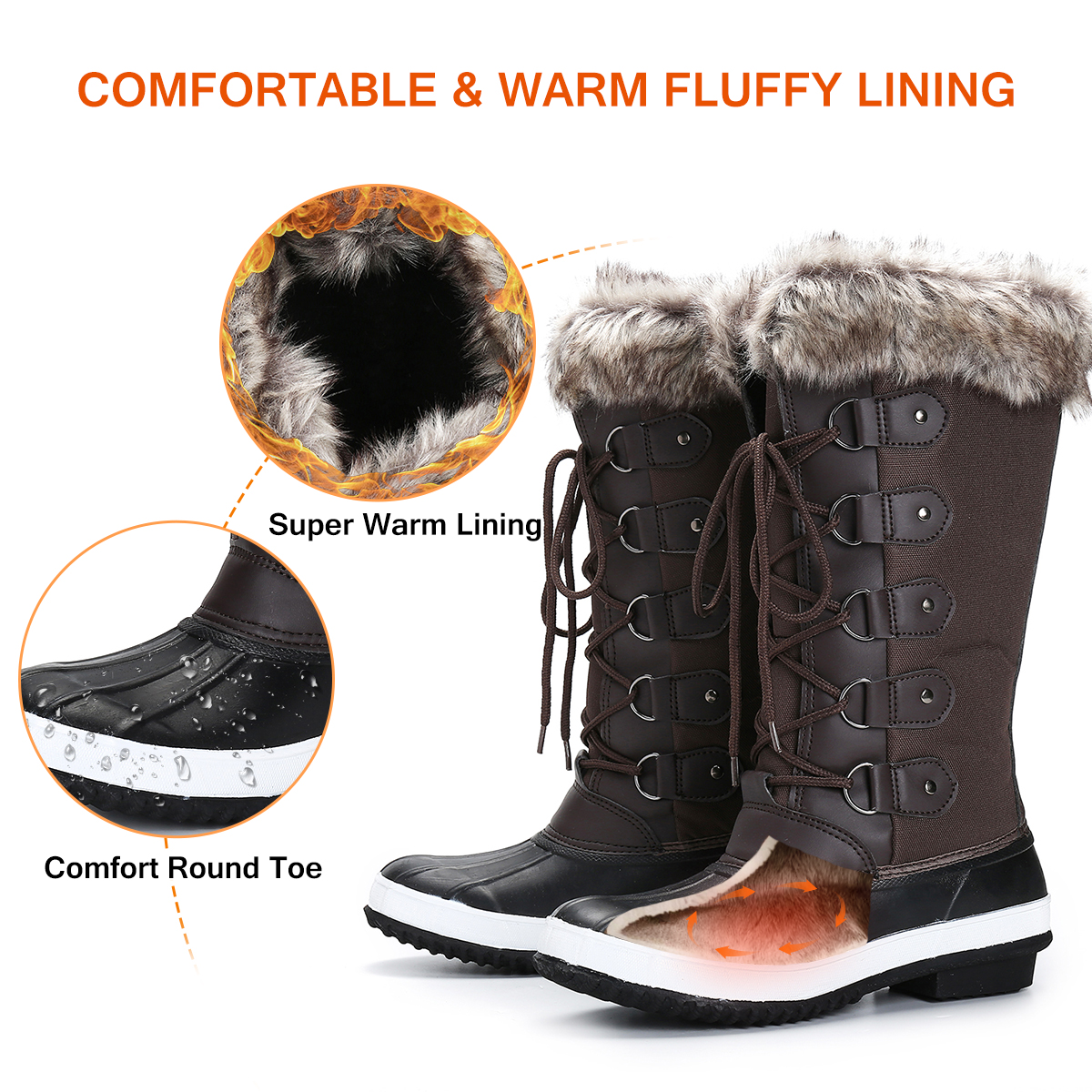 warm fluffy boots