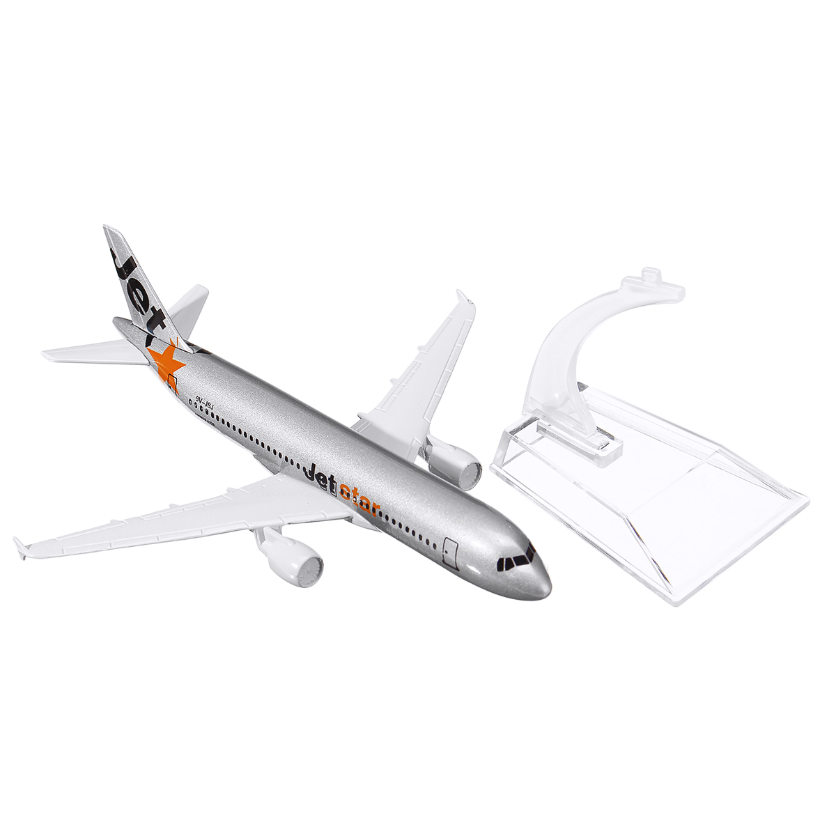 Modèle Avion Airbus A320 Neo En Alliage - 16 Cm - Support Inclus - Décoration Bureau, Collection - Cadeau Pour Enfants Et Adultes