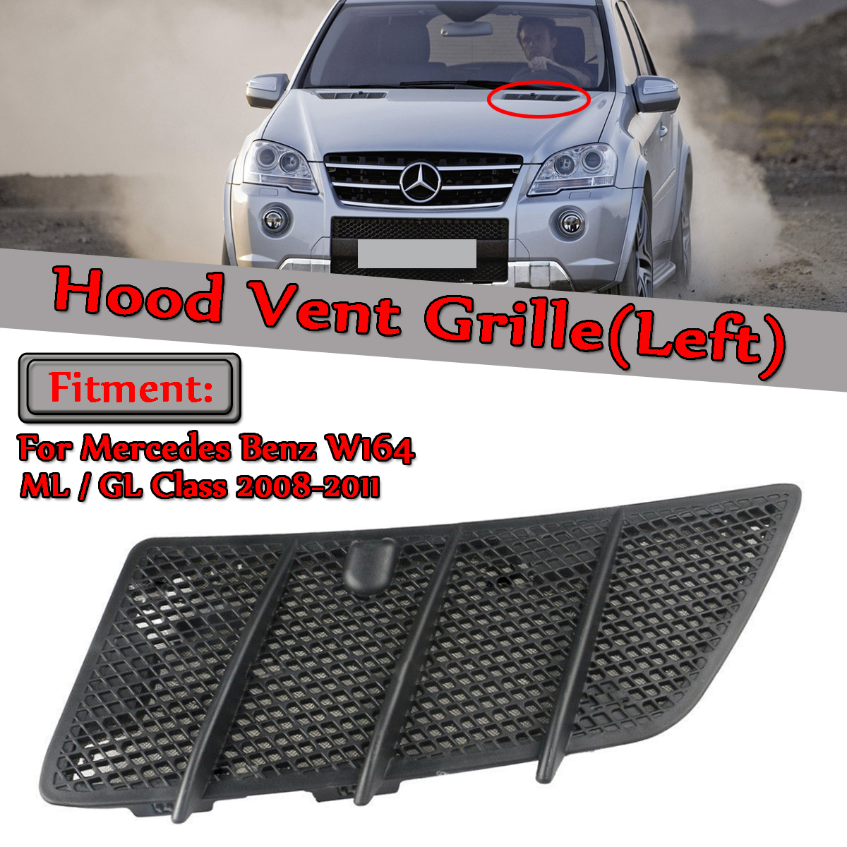 Grille Ventilation Luftdüse Mi 1648302154 MERCEDES CLASSE M w164 ML 320 CDI
