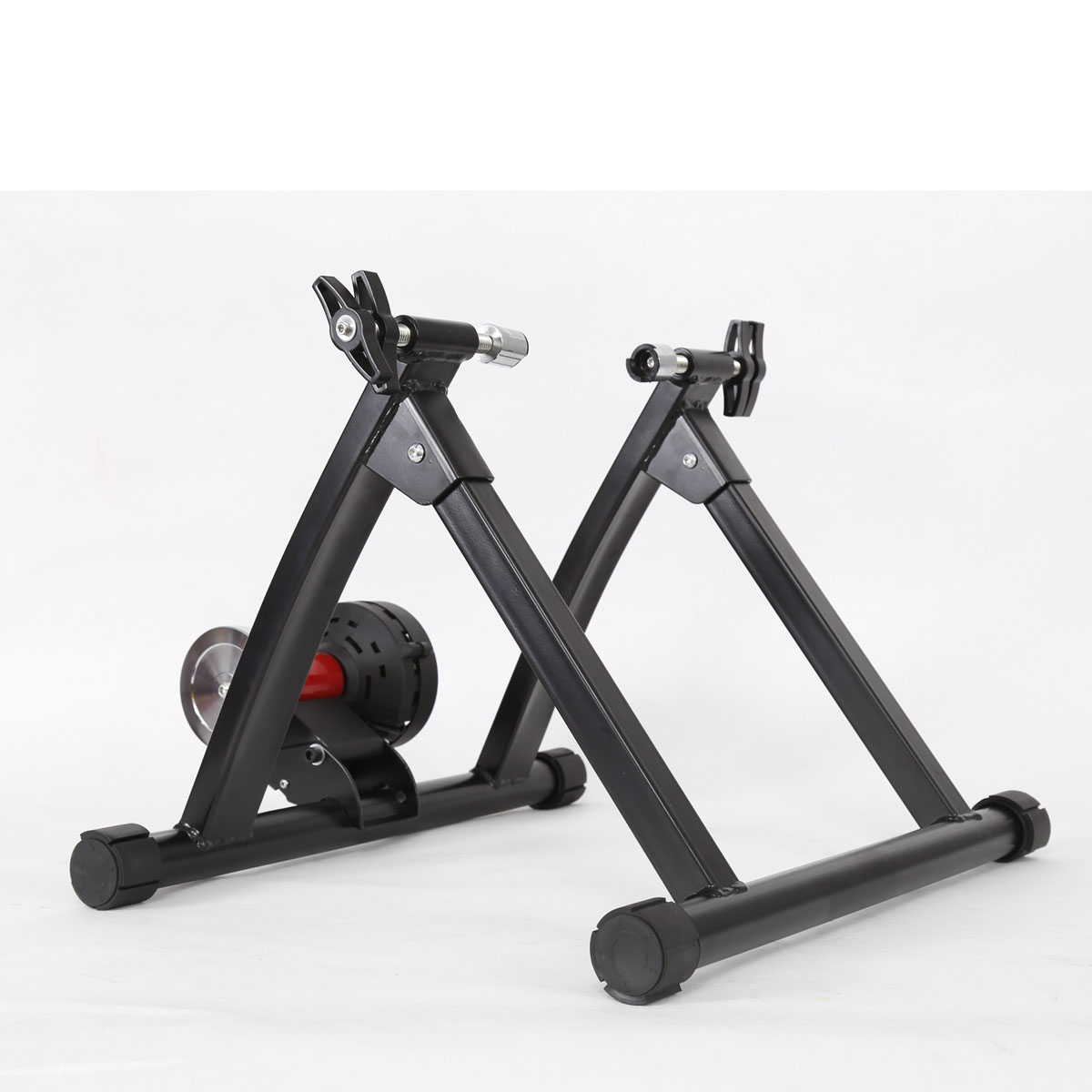 Home Trainer GOPLUS – Charge 150 Kg, Compatible Roues 26-28″ Et 700C, Pliable, Noir