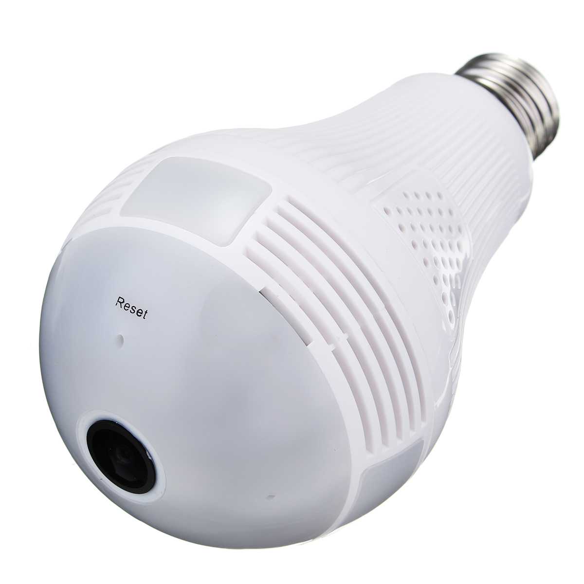 E27 3W 1080P LED forme d'ampoule Wi-Fi caméra IP sans fil HD sécurité à domicile panoramique 360 ​​degrés ampoule de détection de lumière