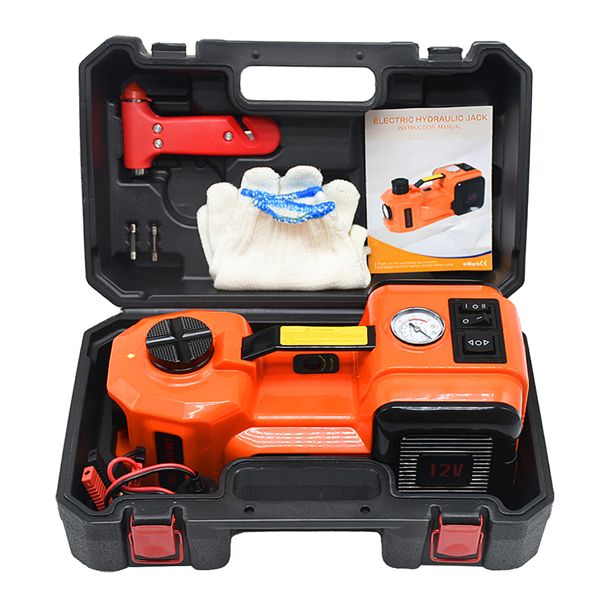 Kit De Cric De Voiture électrique TEMPSA 5Tonne 150W Pro Kit Cric électrique auto voiture 150psi DC12V
