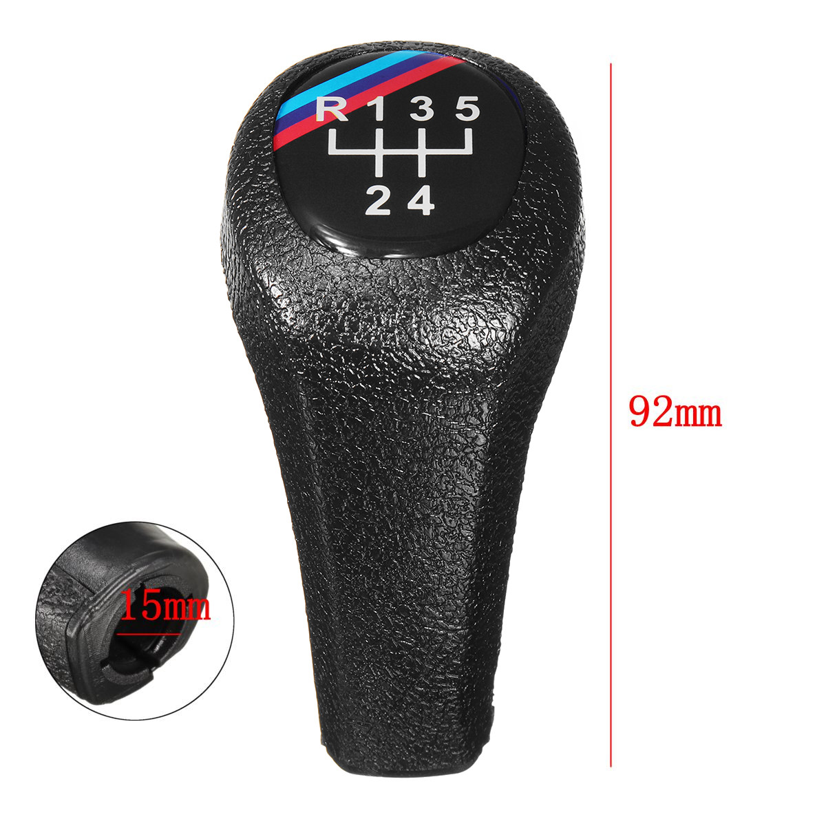 Capuchon Bouton Changement Vitesse 5 Vitesses - Pommeau Levier Voiture Compatible Fiesta Focus