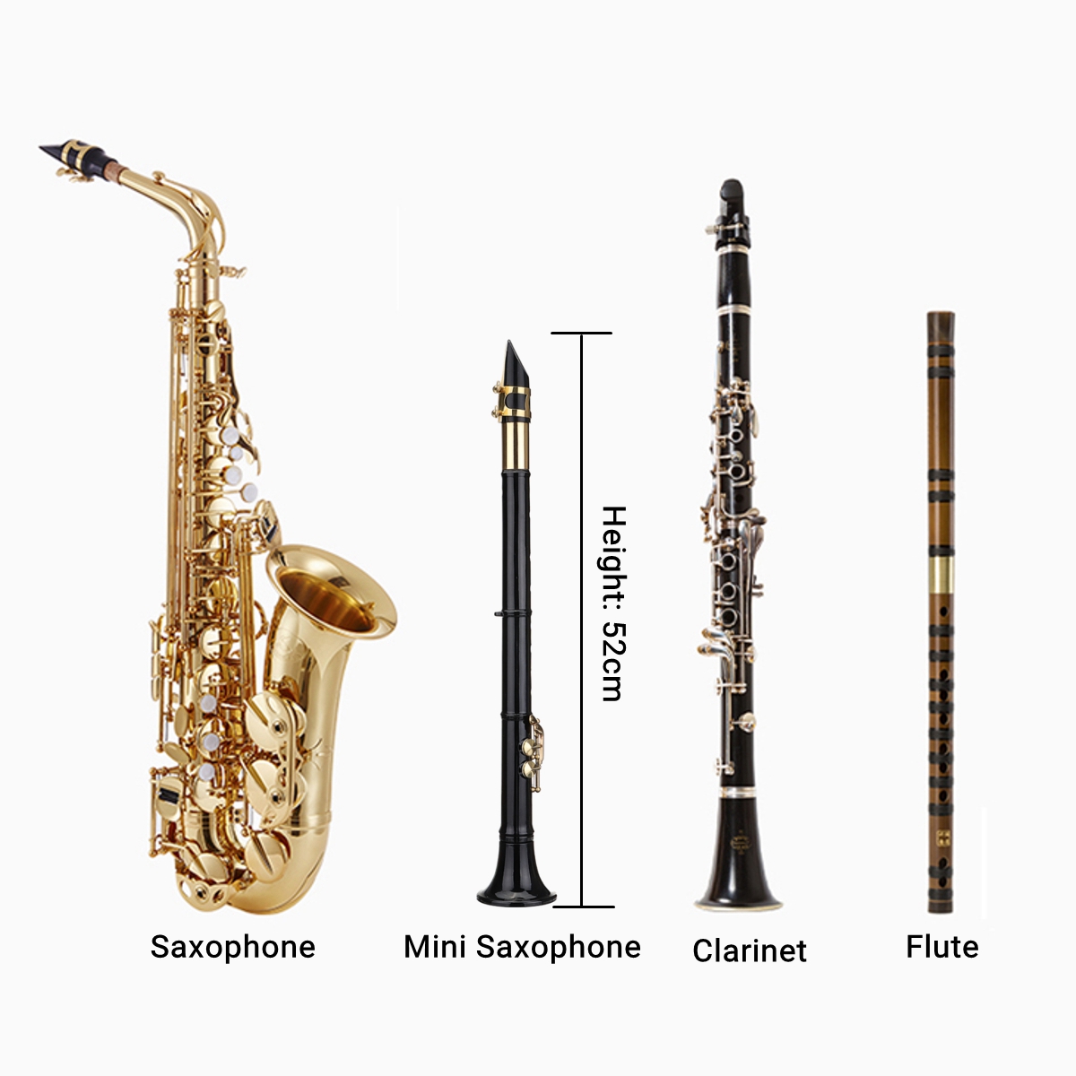 Nouveauté Mini Saxophone Littlesax Cuivre Instrument De Musique Avec ...