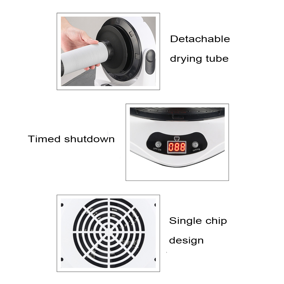 TEMPSA Sèchelinge électrique Ventilateur De Chauffage à économie d