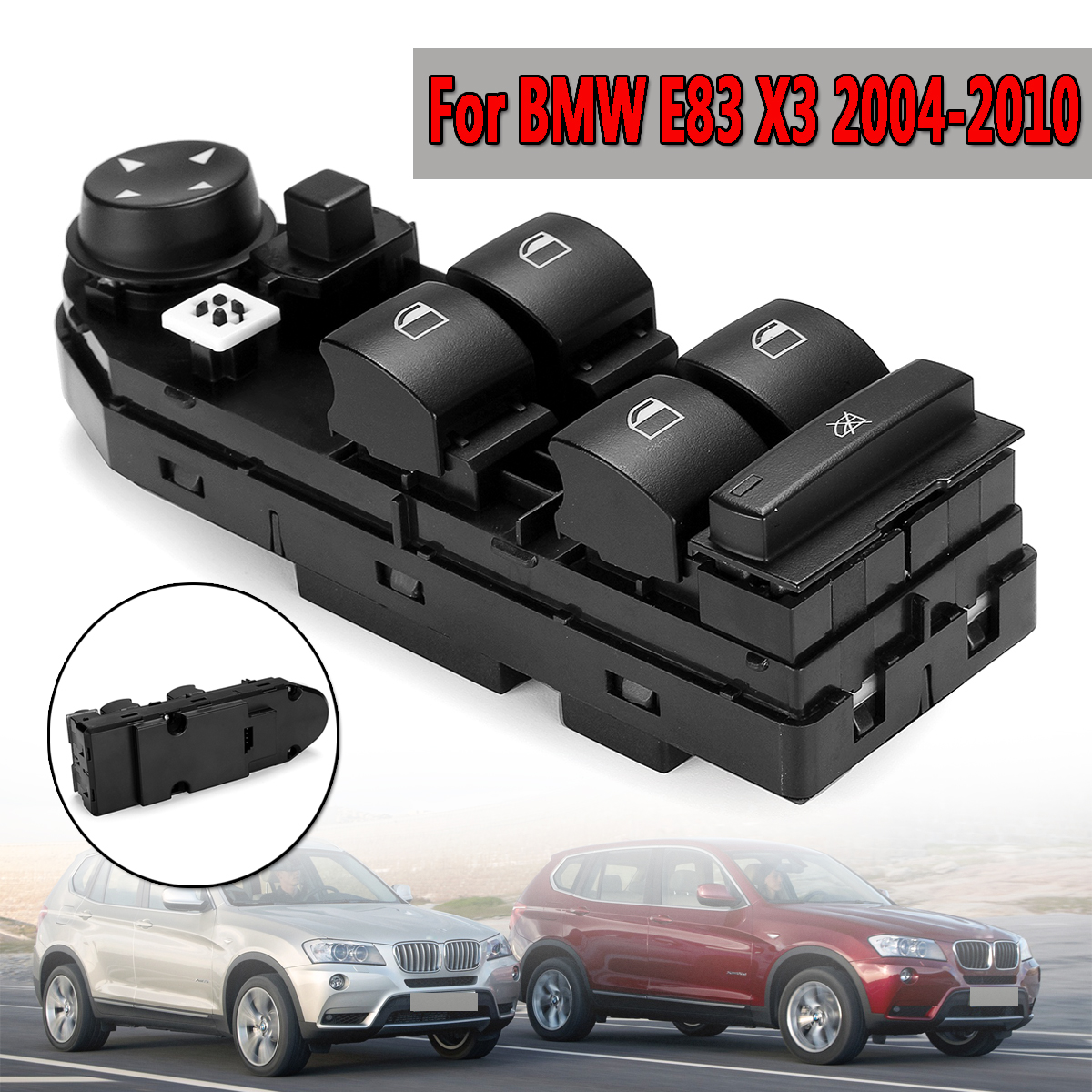 Interrupteur Lève-vitre Master Pour Audi A4 B7 - Commutateur Fenêtre électrique 8ED959851 | Compatible A4 B6 B7
