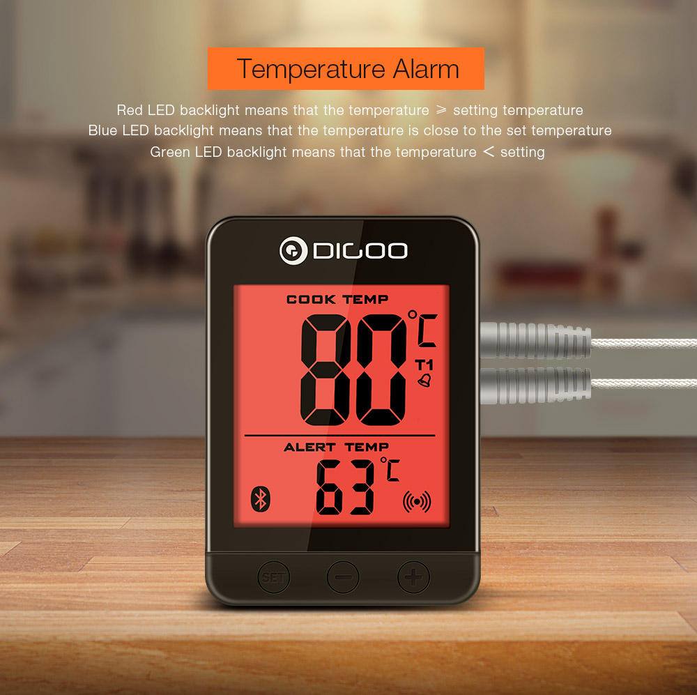 BlueDOT Bluetooth BBQ, Oven & Kitchen Thermometer - PSE - Priggen