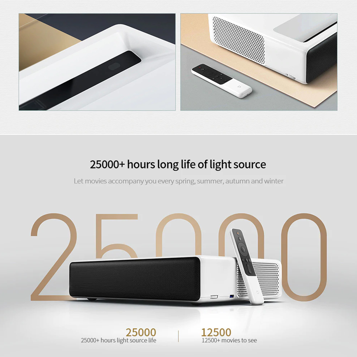XIAOMI Mi Laser Vidéoprojecteur Laser FULL HD Ultra Courte Focale