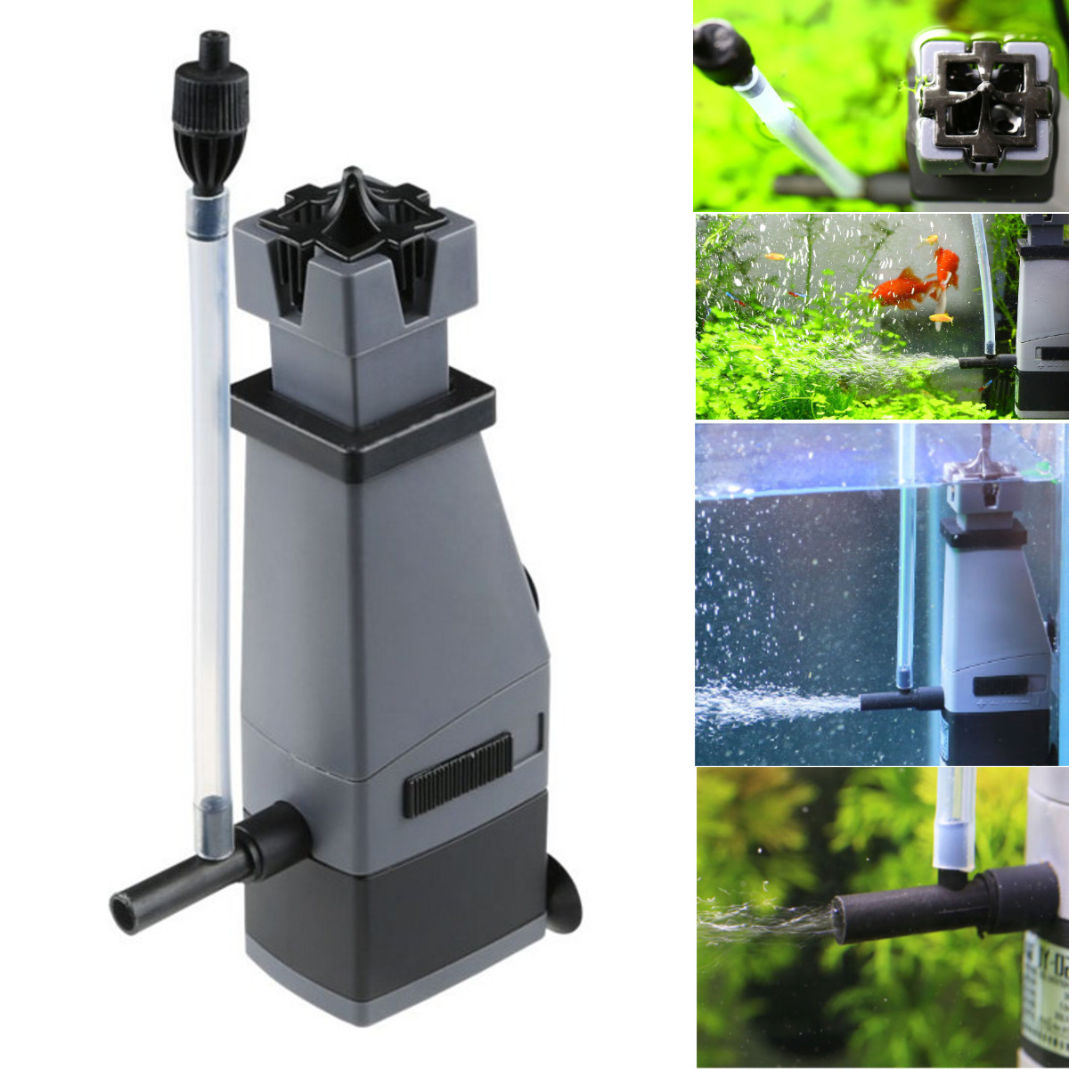 TEMPSA Surface Skimmer Aquarium Fish Tank EHEIM Style mini Filtre 3W