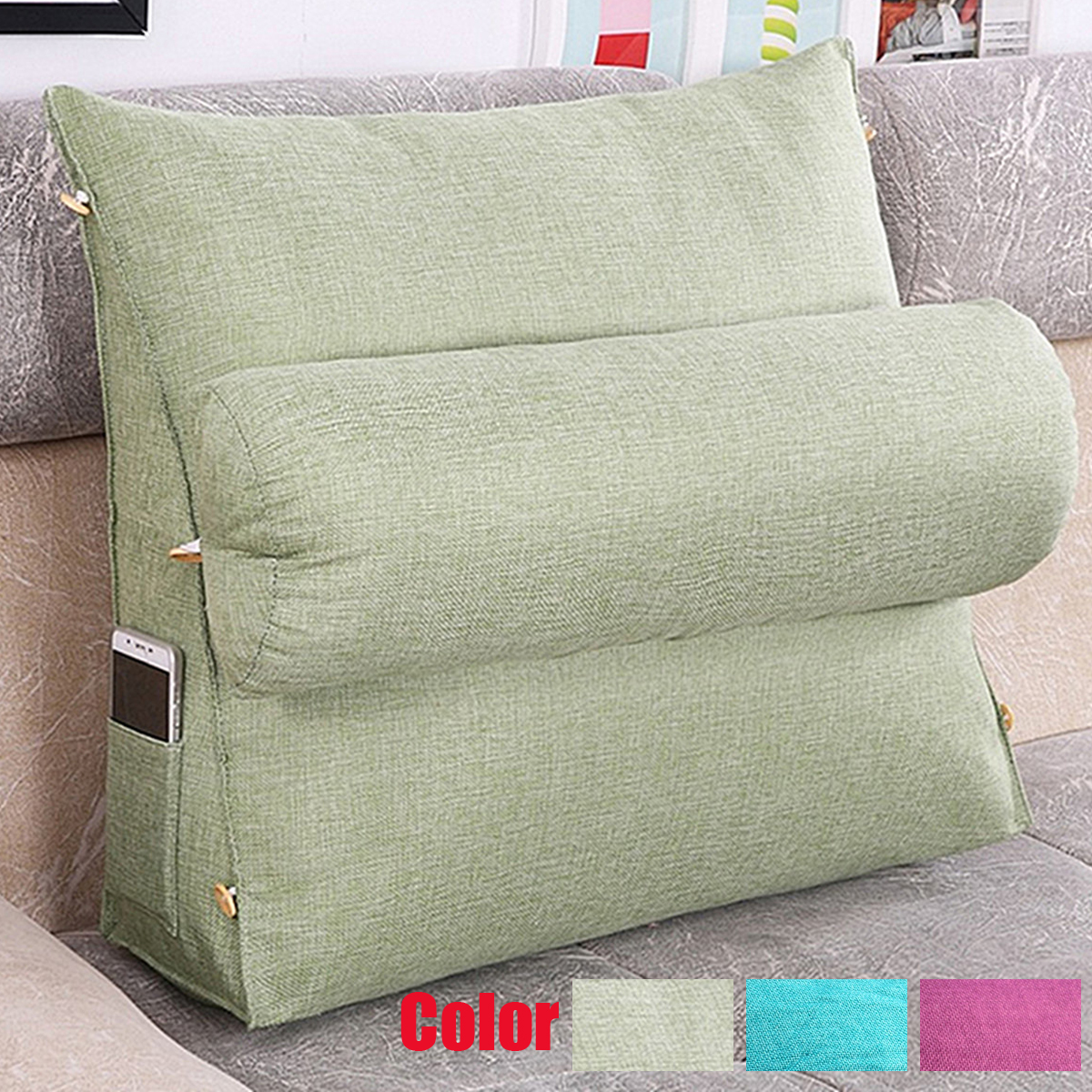 Support Oreiller TRYONE Réglable - Parfait Pour Tablette, Liseuse Et Grignotage Au Lit