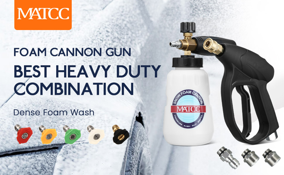 Foam Cannon and Gun Combo