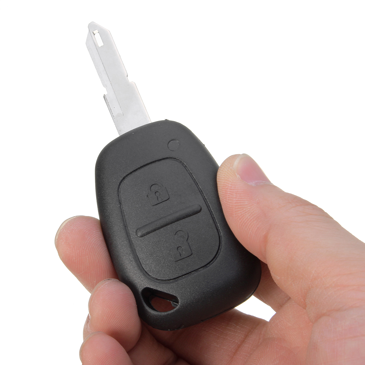 Viviance Kit Riparazione Telecomando 2 Tasti Per Renault Trafic, Vivaro, Master, Kangoo – Guscio Con Lama E Batteria CR2025