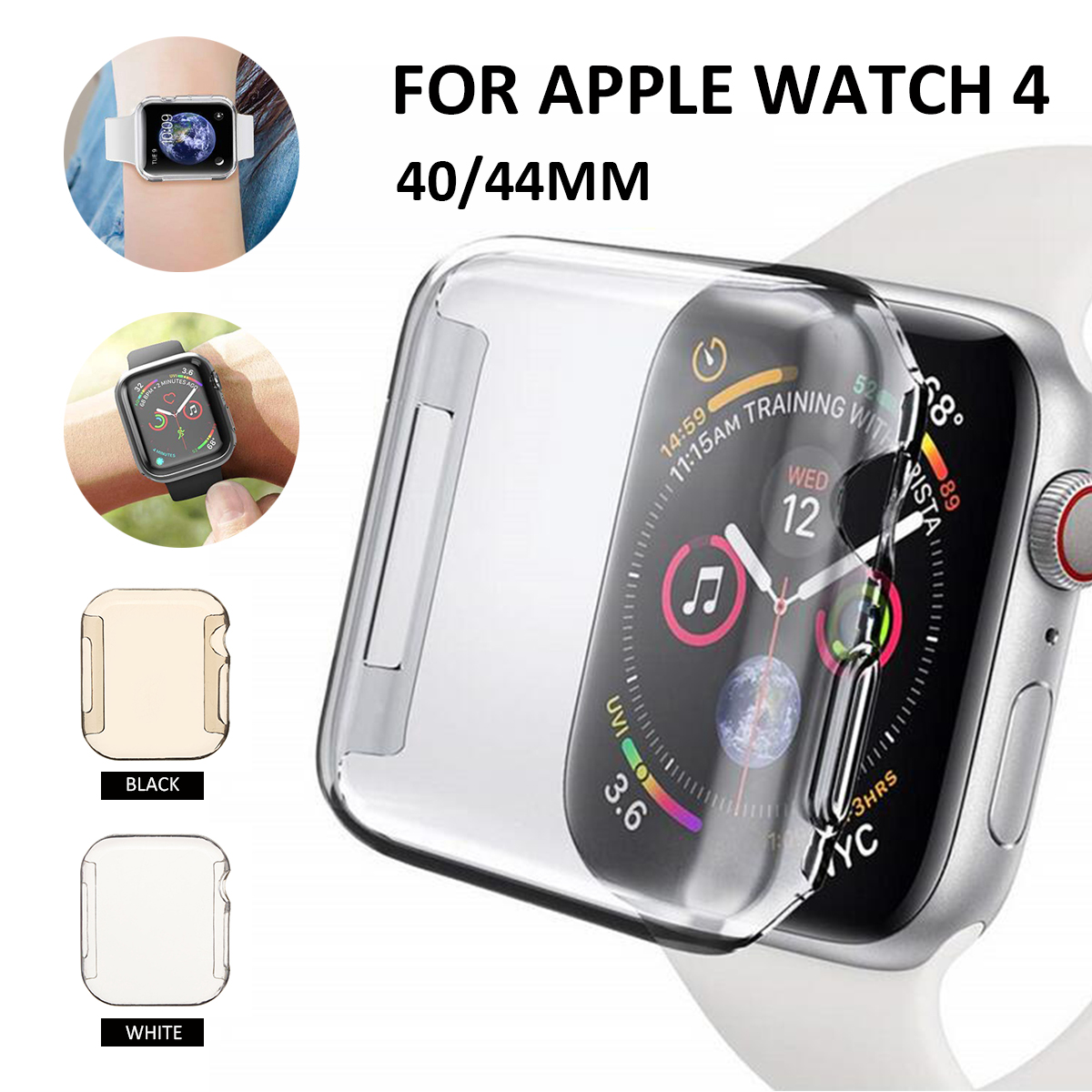 NEUFU Housse de Protection Pour Apple Watch Série 4 Clair 44mm Cdiscount TV Son Photo