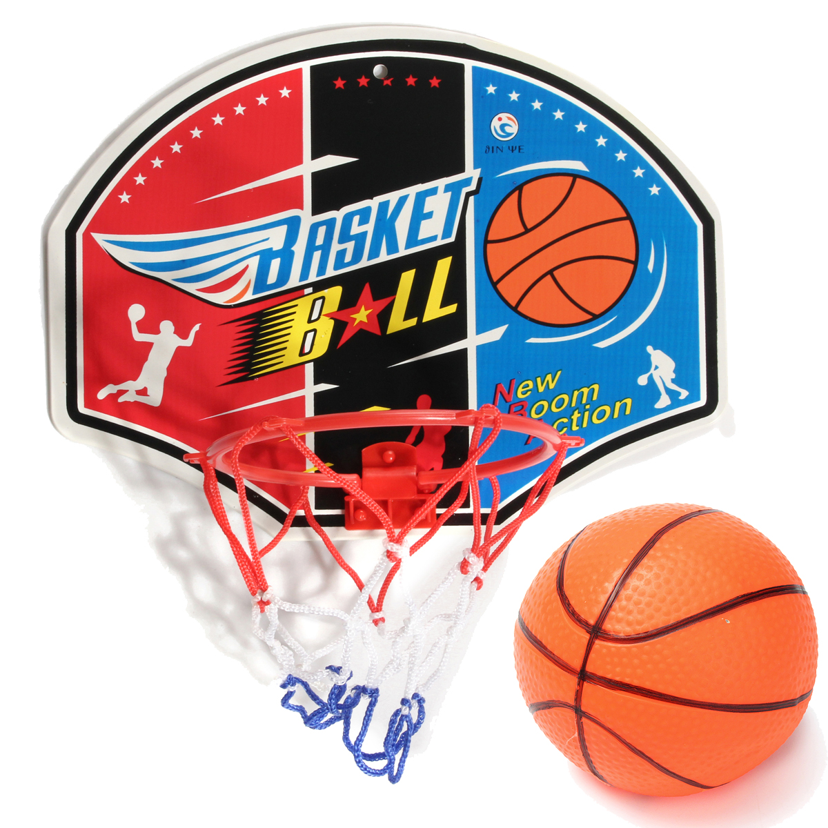 TEMPSA Mini Panier de Basket Ball Mural Plastique Durable+ Balle Jeux
