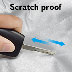 Audew UV Protection/Waterproof Car Cover, 190T Polyester Fabric Audew UV Protection/Waterproof Car Cover, 190T Polyester Fabric