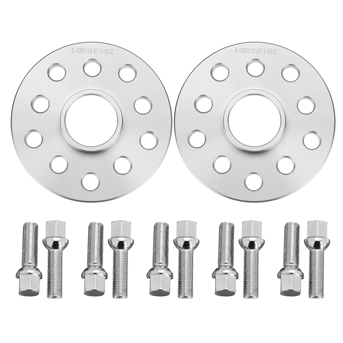 Entretoise Roue 15mm 2 01-05 B6 boulons pour Audi A4 Kit 5x112 57.1 