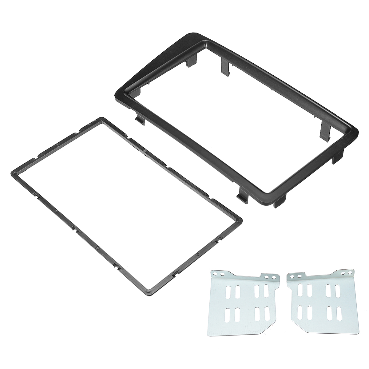 Honda Civic Radio CD Stéréo Panneau Avant fascia panel Surround Kit de montage argent