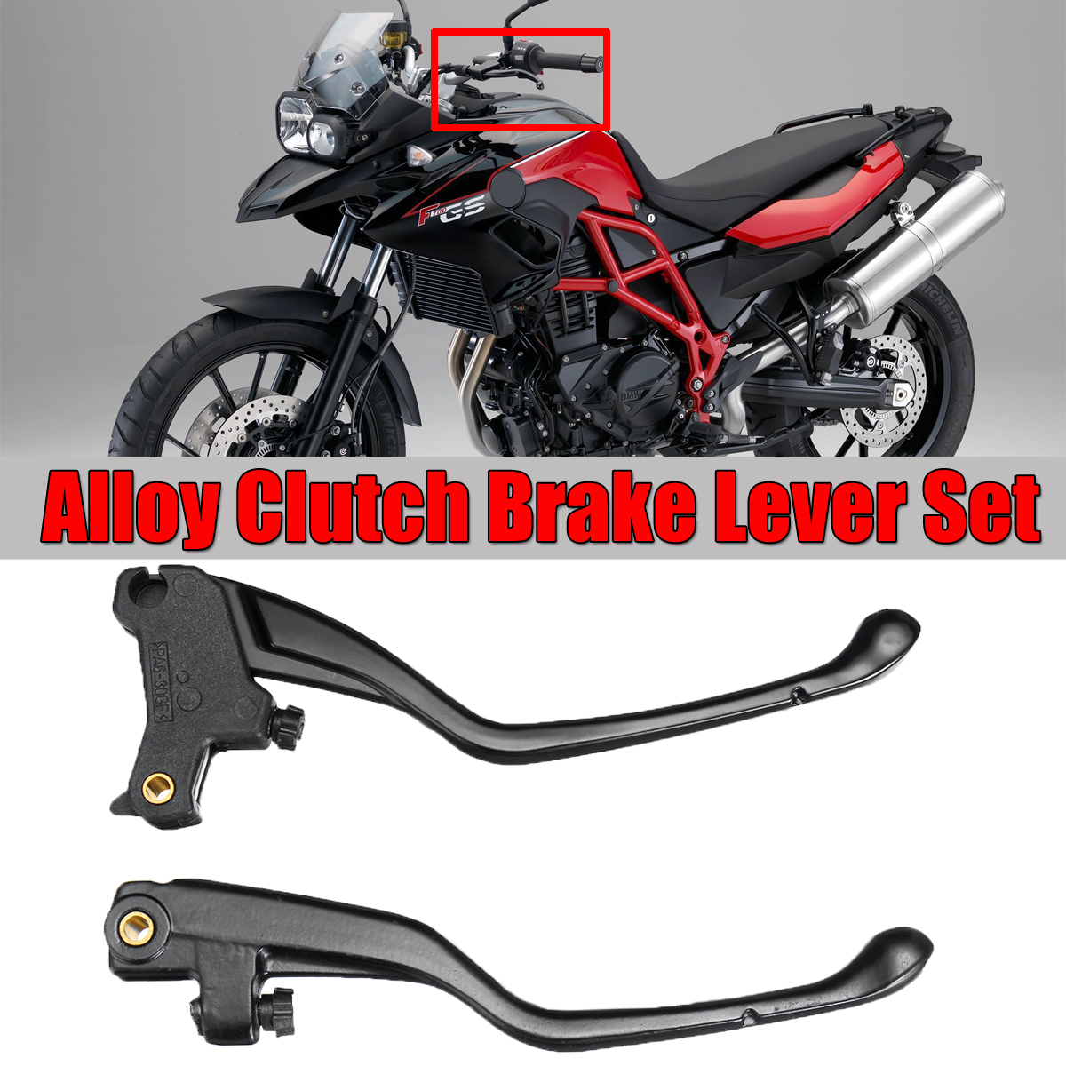 Leviers De Frein Et Embrayage Repliables – Compatibles BMW F800GS 2008-2015 – SMB MOTO PARTS