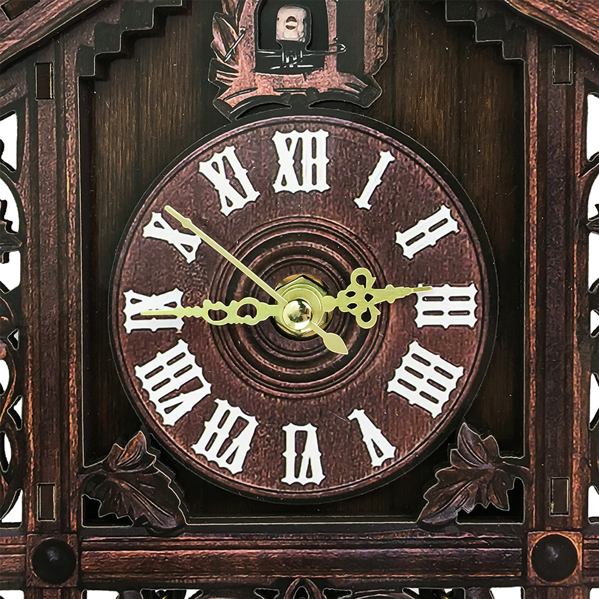 Horloge à coucou rétro de style nordique en bois Forêt noire Horloge murale en bois Style chalet pour décoration de la maison (couleur : Cl303