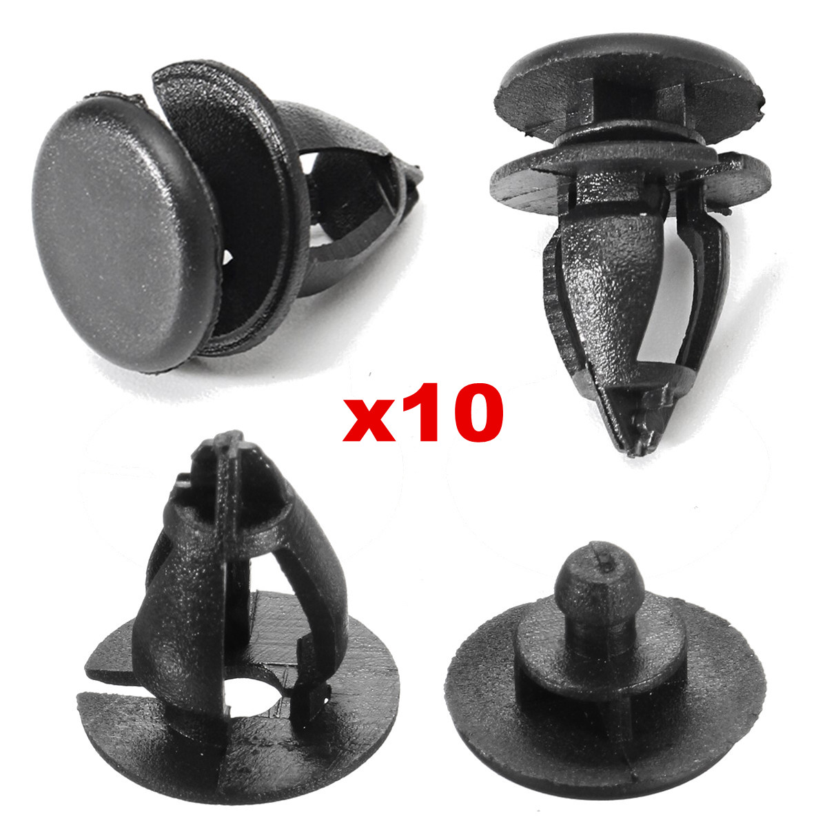 30 Clips De Garniture Auto - Compatible VW Transporter T4/T5, Caddy MK3 - Pour Trous 8mm - Plastique Résistant
