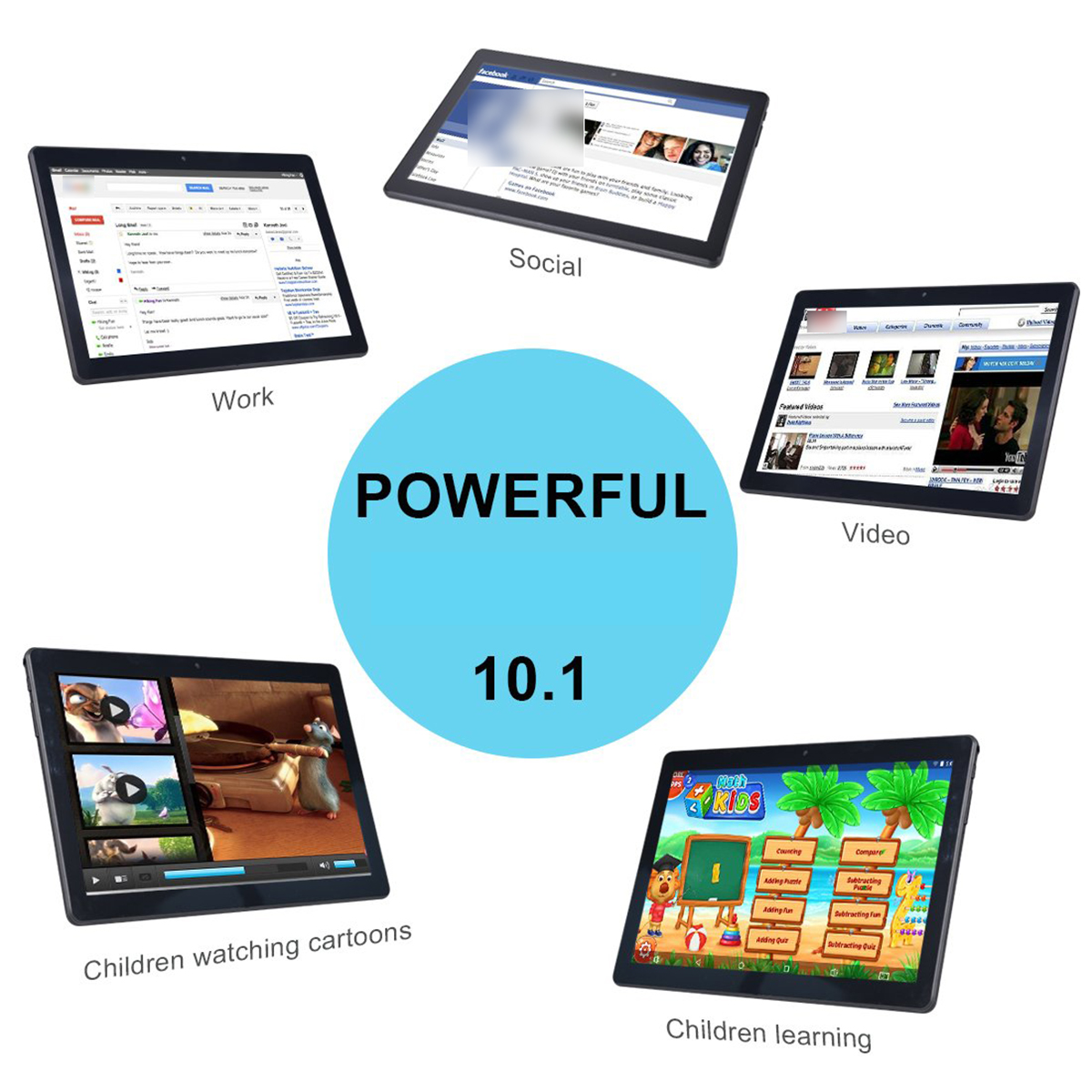 Generic 10'' Tablet PC Android 8.0 8Core 64GB+4GB WIFI 2 SIM 4G