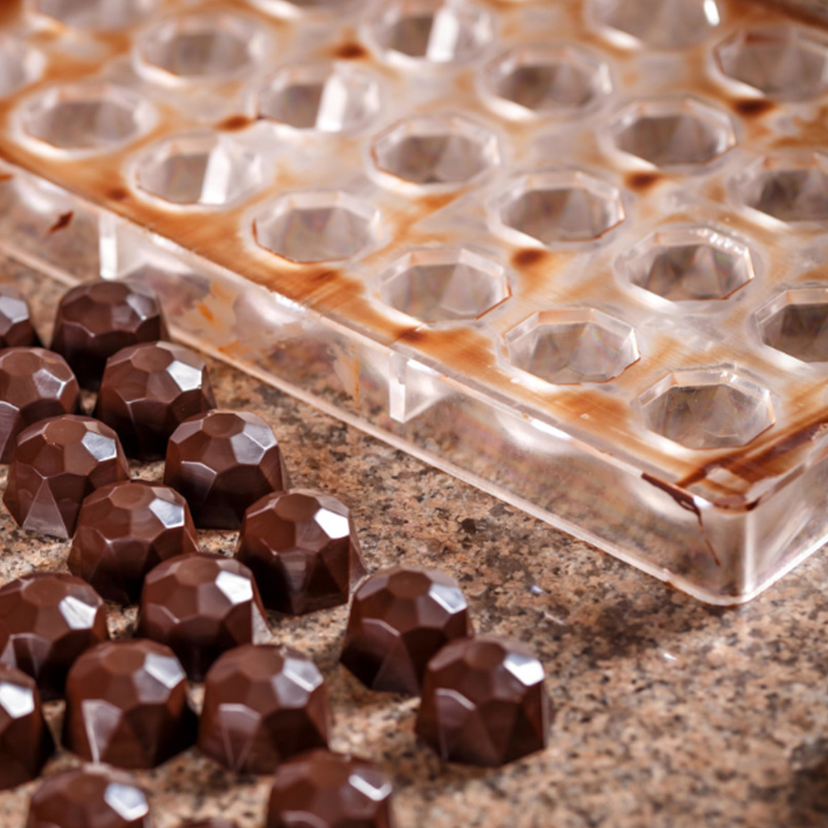 Jeteven Diamond Clear Chocolate Mould